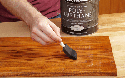 How to Finish a Table Top with Polyurethane