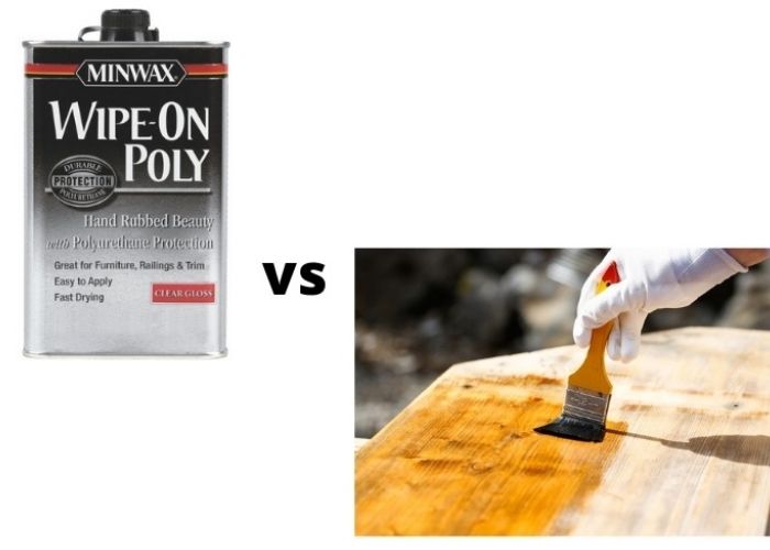 Wipe on Poly Vs Brush on Poly image