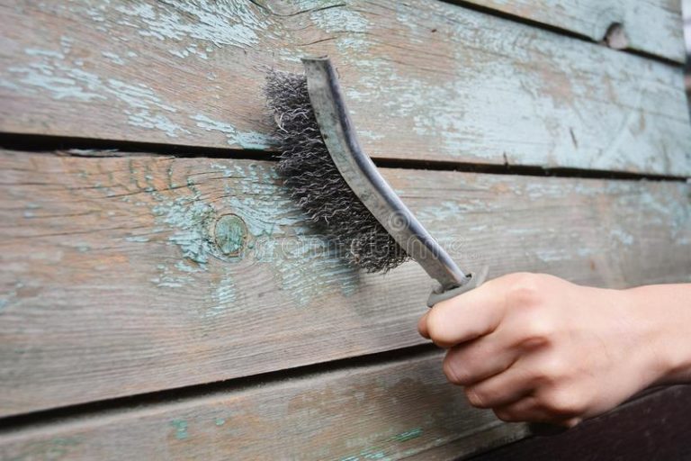 How to use Wire Brush To Remove Paint From Wood