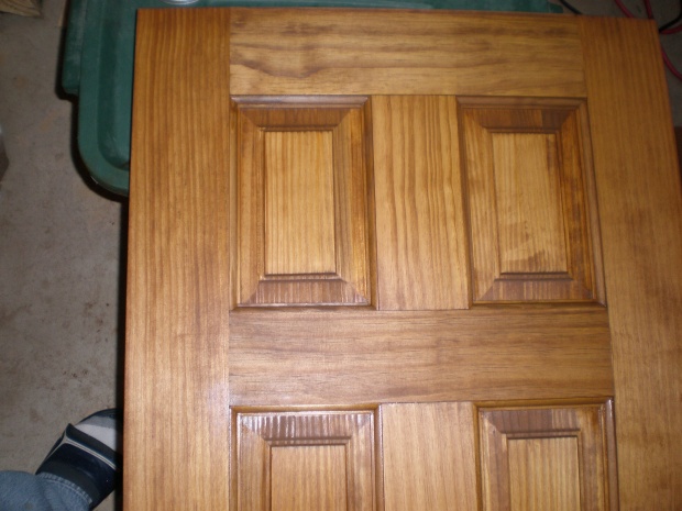 Stain Pine Wood Doors