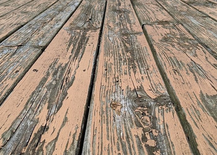How To Paint A Deck With Peeling Paint
