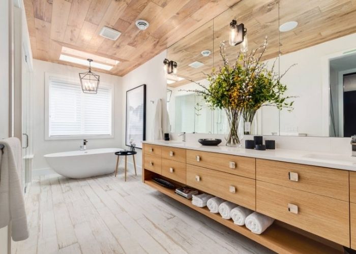 Wooden Bathroom Floors