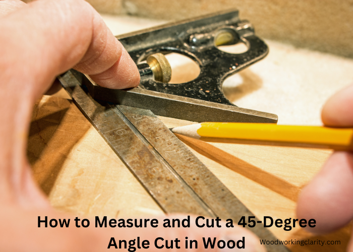 How to Measure and Cut a 45-Degree Angle Cut in Wood