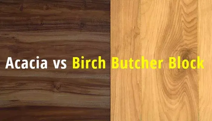 Acacia vs Birch Wood image illustration