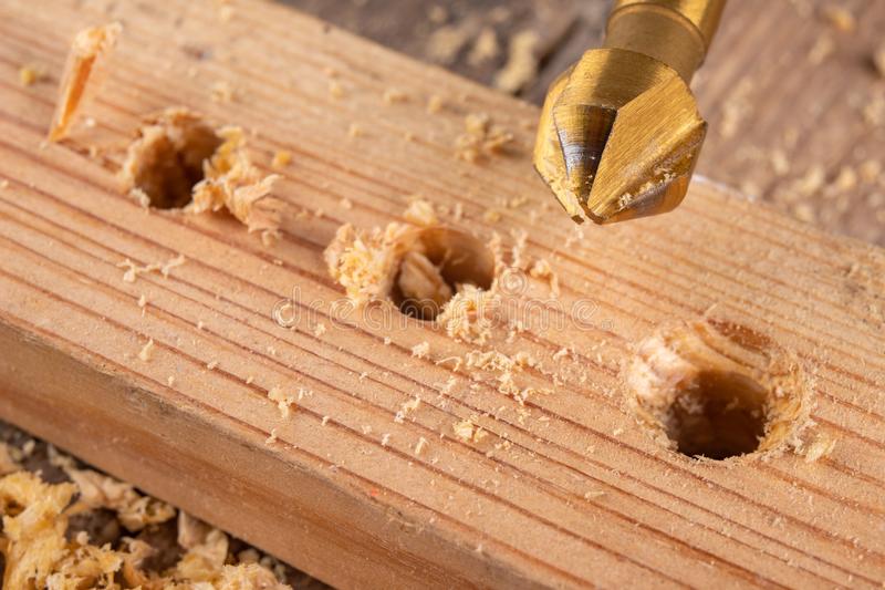 Tool to Make Holes in Wood