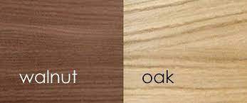 Oak vs Walnut