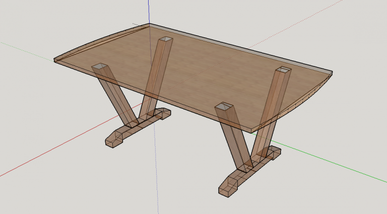 How to Attach Legs to a Table Without Apron