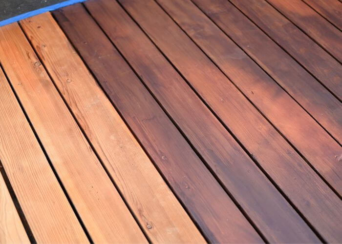 How Long Should Deck Stain Dry Before Walking On It?