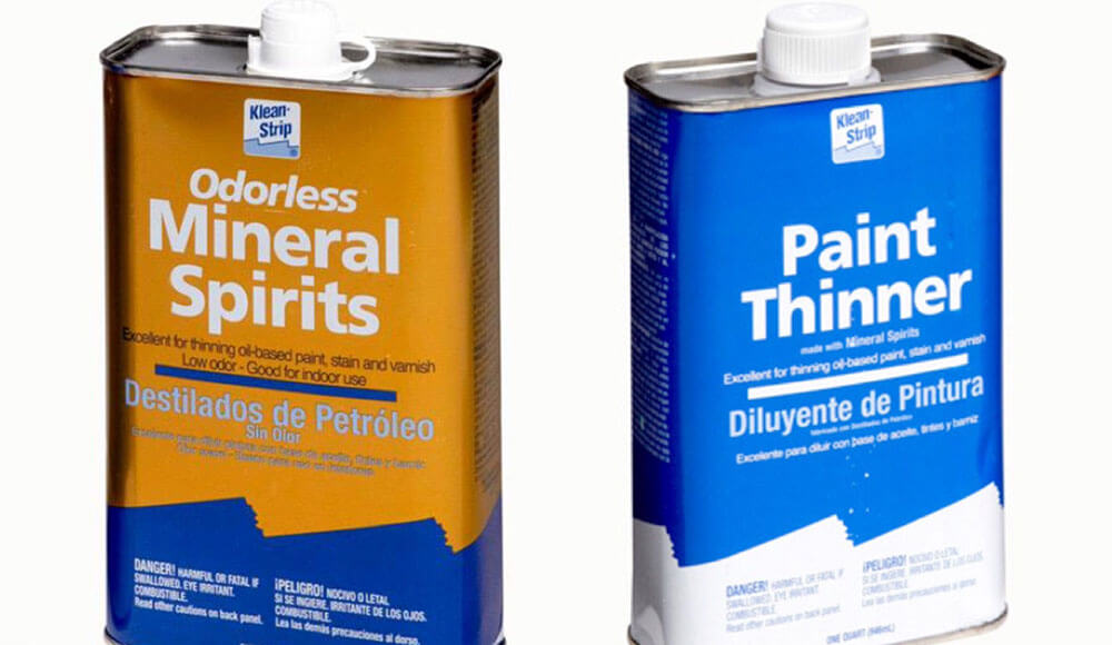 Paint Thinner vs Mineral Spirits