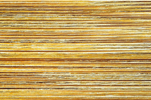 a yellowing polyurethane wood surface