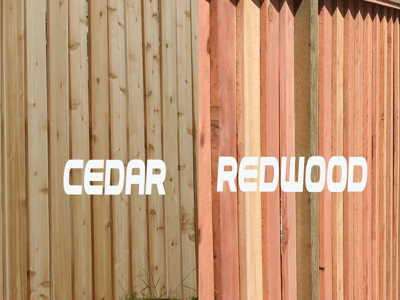 Cedar Vs Redwood