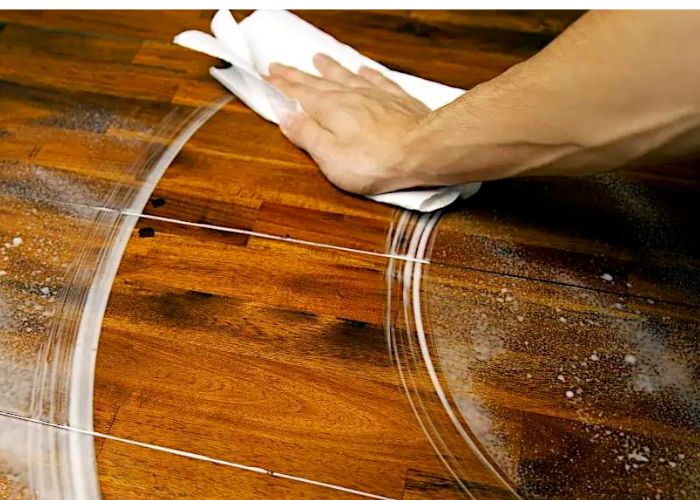 Removing Acrylic Paint From Wood Table Using Vegetable Oil