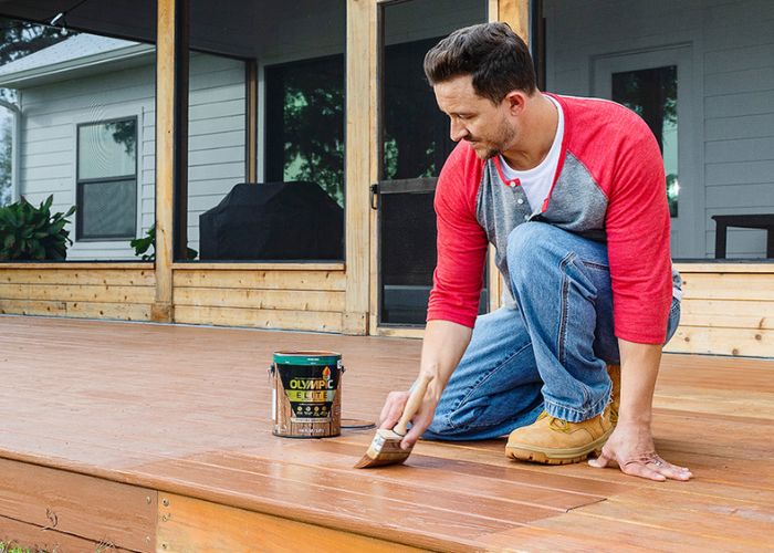 How to Stain a Deck 