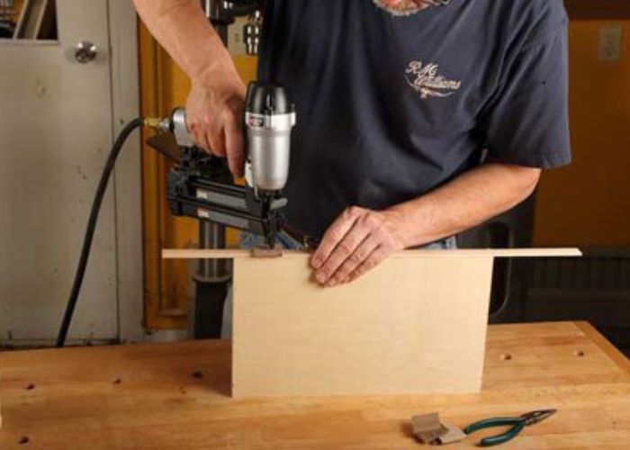 Gluing Wood Using Brad Nails