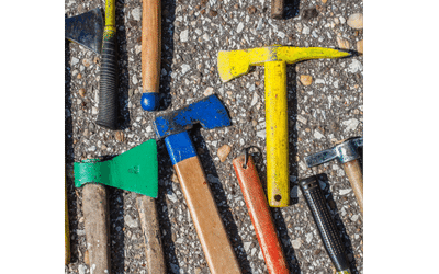 vintage axe heads