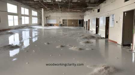 Dust and Debris on polyurethane floor