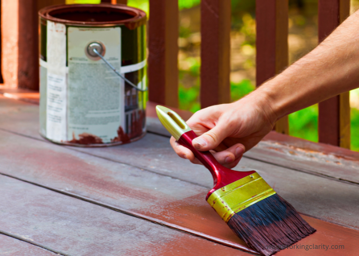 How To Paint Between Deck Boards and Tight Gaps